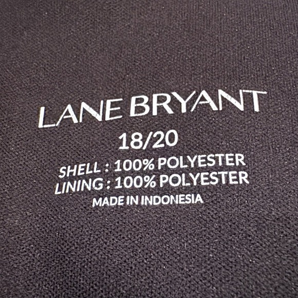 Lane Bryant 18 20 1X Shirt Top Green Pink Striped Sleeveless Scoop Neck Womens - Picture 3 of 7